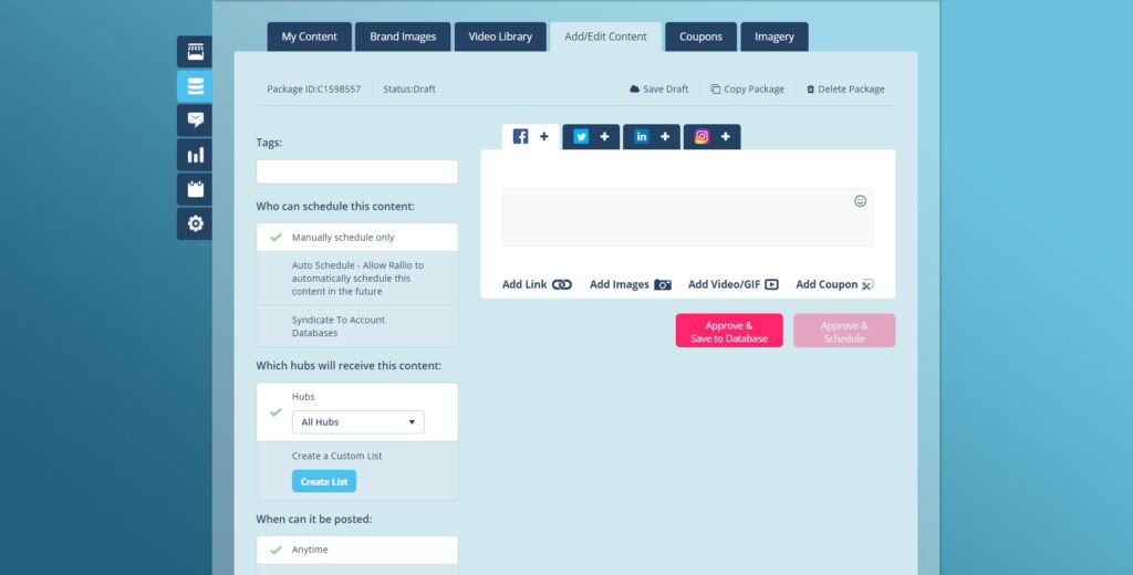 Using technology to post social content across locations